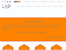Tablet Screenshot of lab-lifeandbeauty.com